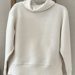Varley Cream Cowl Neck Sweater